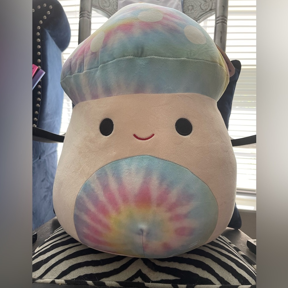 Kervena mushroom squishmallow 14”